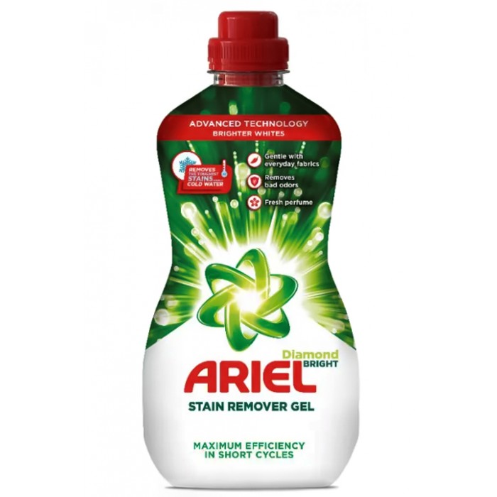 Гель-плямовивідник Ariel для білої білизни, 950 мл (830337) - 